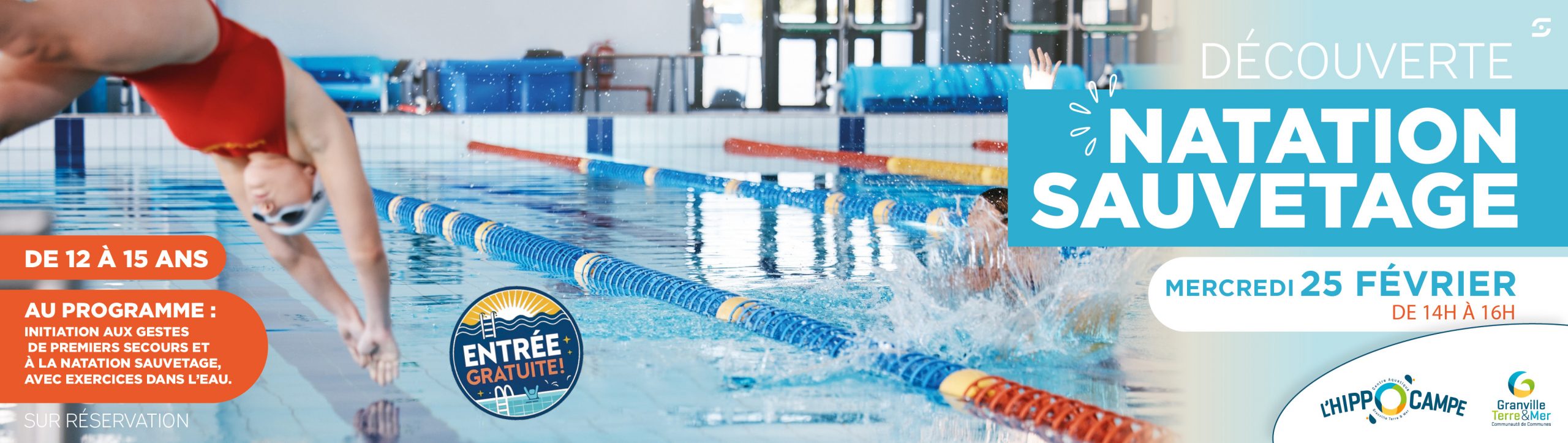DÉCOUVERTE NATATION SAUVETAGE