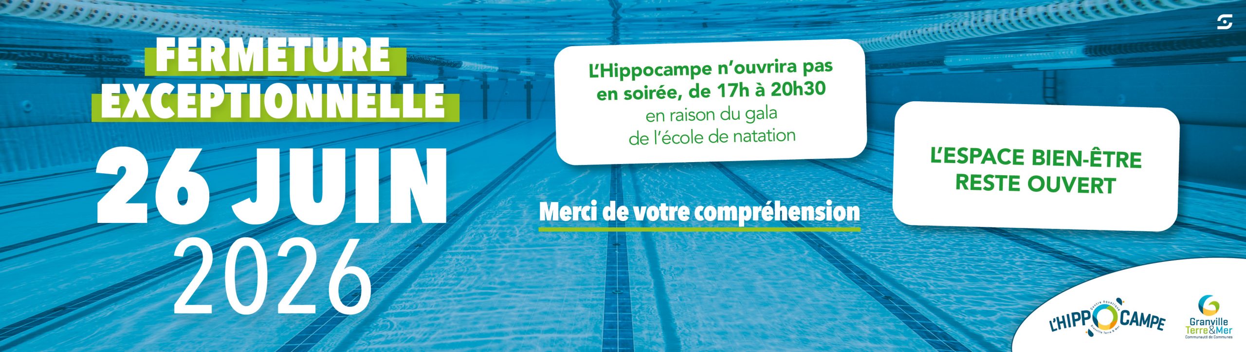 FERMETURE EXCEPTIONNELLE